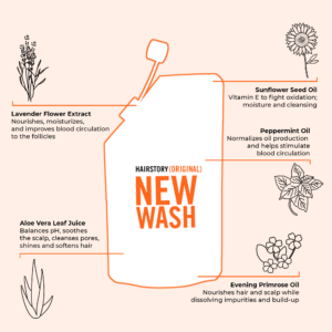 hairstory new wash original key ingredients